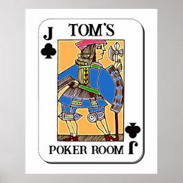 Poker Poster -  - Jack of Clubs