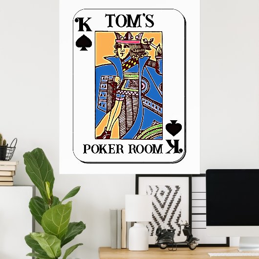 Poker Poster - - koning der Spades (Thuiskantoor)