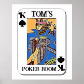 Poker Poster - - koning der Spades (Voorkant)