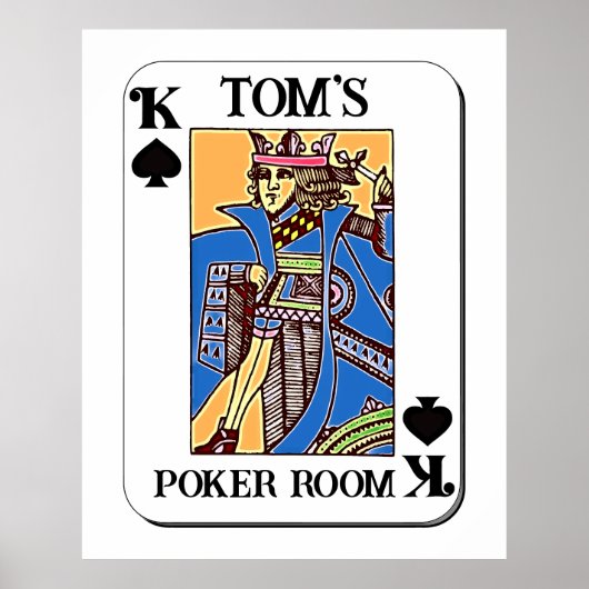 Poker Poster - - koning der Spades (Voorkant)