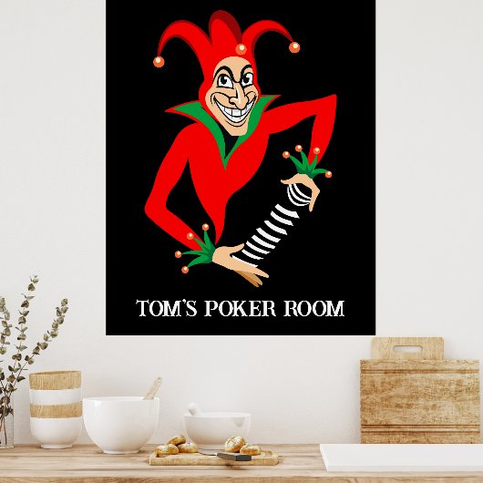 Poker Poster - - Poker Joker (Keuken)