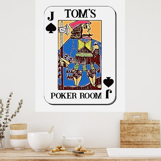 Poker Poster -  - Schoppenboer (Keuken)