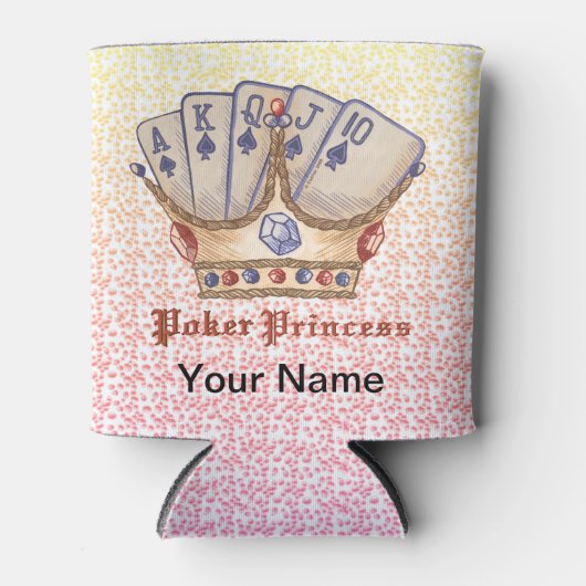 Poker Princess Koelbox Blikjeskoeler (Voorkant)