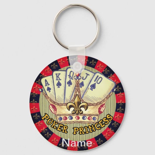 Poker Princess sleutelhanger (Voorkant)
