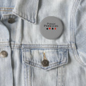 Poker Princess T-shirt Ronde Button 5,7 Cm (In situ)