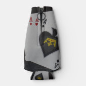 Poker, Quad Aces Stubby Holder. Flesjeskoeler (Achterkant)