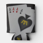 Poker, Quad Aces Stubby kan Holder. Blikjeskoeler (Achterkant)