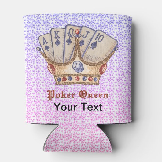 Poker Queen Koelbox Blikjeskoeler (Achterkant)