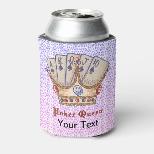 Poker Queen Koelbox Blikjeskoeler (Blikje Achterkant)