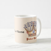 Poker Queen Koffiemok (Voorkant rechts)