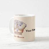 Poker Queen Koffiemok (Voorkant links)