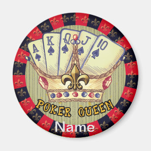 Poker Queen magneet