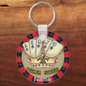 Poker Queen sleutelhanger (Voorkant)