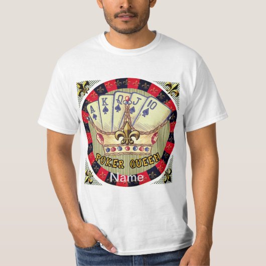 Poker Queen T-shirt (Voorkant)