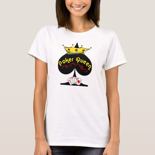 Poker Queen T-Shirt (Voorkant)