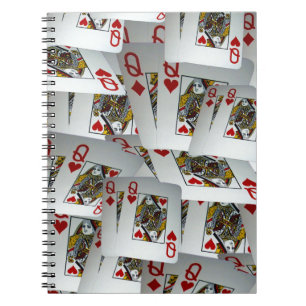 Poker Queens Design spelen, Notitieboek