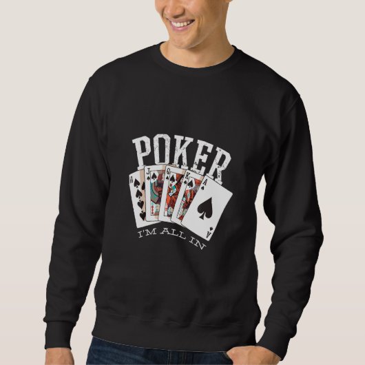 Poker Quote - Gambling card game Trui (Voorkant)
