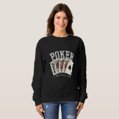 Poker Quote - Gambling card game Trui (Voorkant volledig)