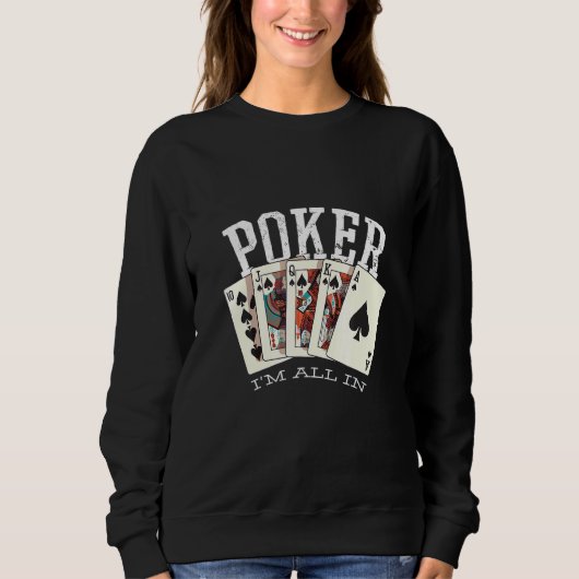 Poker Quote - Gambling card game Trui (Voorkant)