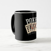 Poker Quote voor gamer Mok (Voorkant links)