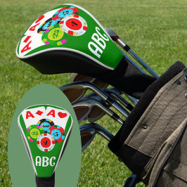 Poker Red Aces driver Hoesje -  Golfheadcover