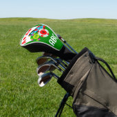 Poker Red Aces driver Hoesje - Golfheadcover (Insitu)