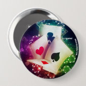 Poker Ronde Button 4,0 Cm (Voorkant /achterkant)