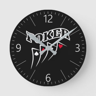 Poker Ronde Klok