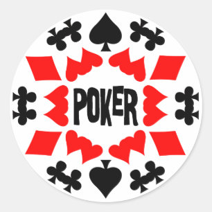 POKER RONDE STICKER