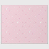 Poker roze patroon cadeaupapier (Vlak)