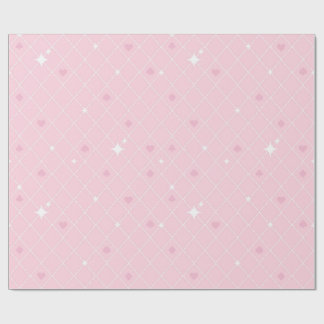 Poker roze patroon cadeaupapier