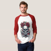 Poker Schedel T-shirt (Voorkant volledig)