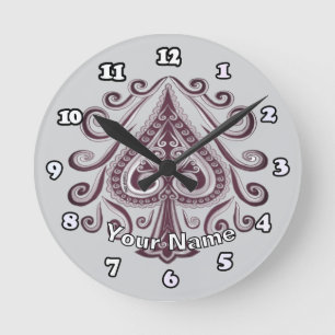 Poker Schoppen Ronde Klok