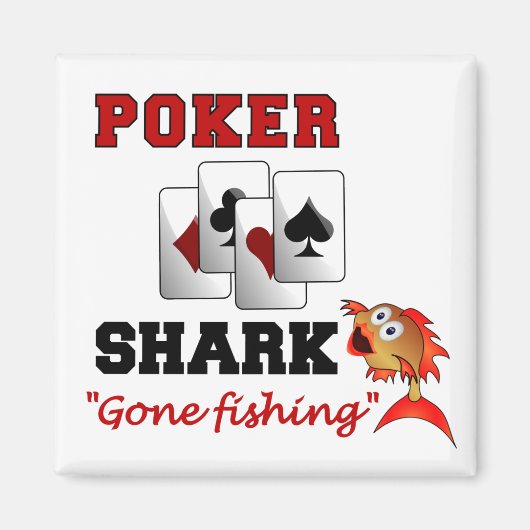 Poker Shark magnet (Voorkant)