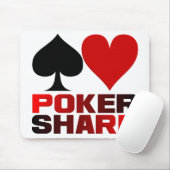 Poker Shark mousepad Muismat (Met muis)