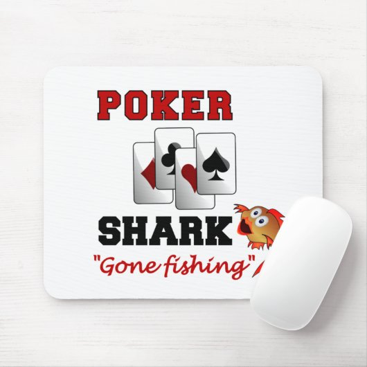 Poker Shark mousepad Muismat (Met muis)