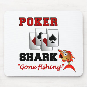 Poker Shark mousepad Muismat