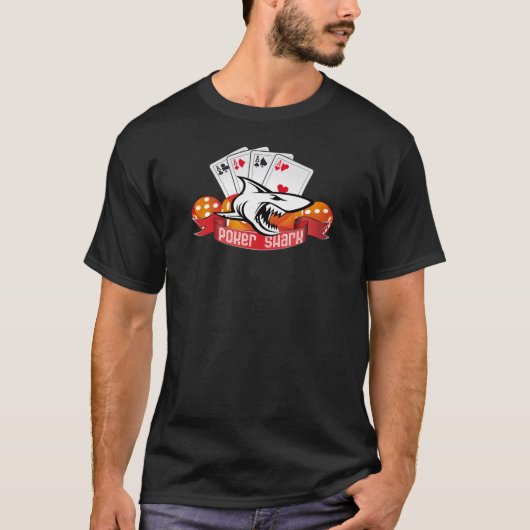 Poker Shark T-shirt (Voorkant)