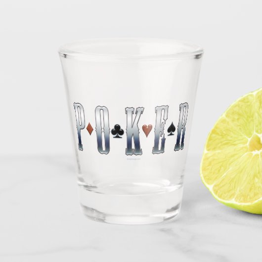Poker Shot Glas (Voorkant)