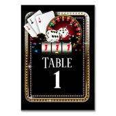 Poker speelkaart, casinofeest kaart (Voorkant)