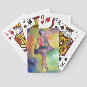 Poker speelkaarten Ballerina Abstract