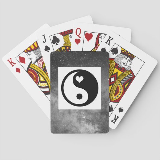Poker speelkaarten YING EN YANG (Achterkant)