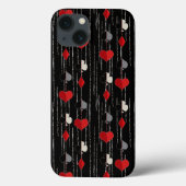 Poker speelkaartsymbolen. Case-Mate iPhone case (Achterkant)