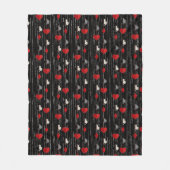 Poker speelkaartsymbolen. fleece deken (Voorkant)