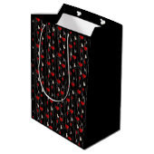 Poker speelkaartsymbolen. medium cadeauzakje (Achterkant Gekanteld)