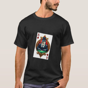 Poker spelen Gangster Gambling Orka Killer Whale T-shirt