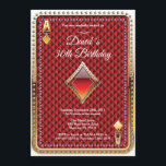 Poker Spelen Kaart Casino Verjaardagsuitnodiging<br><div class="desc">Poker Spelen Kaart Casino Gold verjaardagsuitnodiging. Casino thema gouden glitter uitnodiging,  Red Diamonds Poker. 18e 20e 21e 30e 40e 50e 60e 70e 80e 90e 100e,  elke leeftijd. Voor verdere aanpassing klikt u op de knop "Aanpassen" en gebruikt u onze ontwerptool om deze sjabloon te wijzigen.</div>