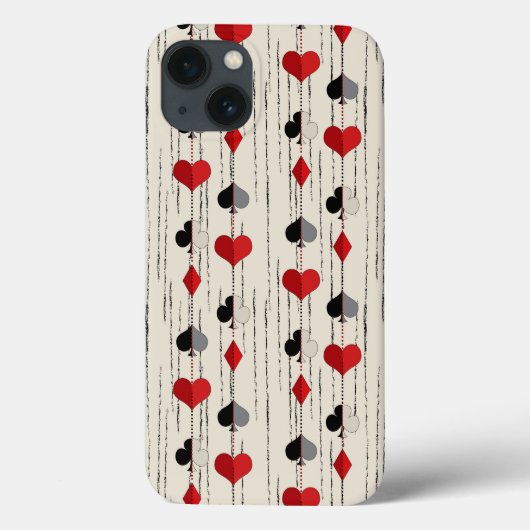 Poker spelen Kaart Symbolen Case-Mate iPhone Case (Achterkant)