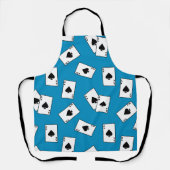 Poker Speler Ace of Spades Spelen Kaart Schort (Voorkant)