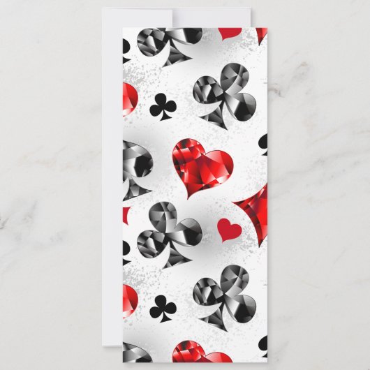 Poker Speler Gambler Spelen Kaart Suits Las Vegas (Voorkant)